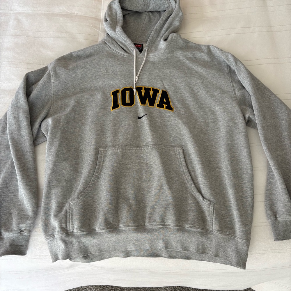Nike Grey Iowa Hoodie